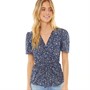 Jacqueline De Yong Dames Women Tops Marineblauw