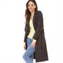 Jacqueline De Yong Veste de Pluie Donna Trench Femme Noir