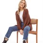 Jacqueline De Yong Womens JDY Elanora Cardigan Cherry Mahogany