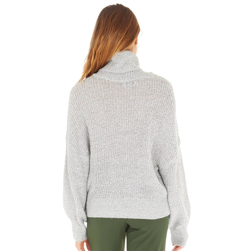 Jacqueline De Yong Womens JDY Megan Cowl Neck Jumper Cloud Dancer
