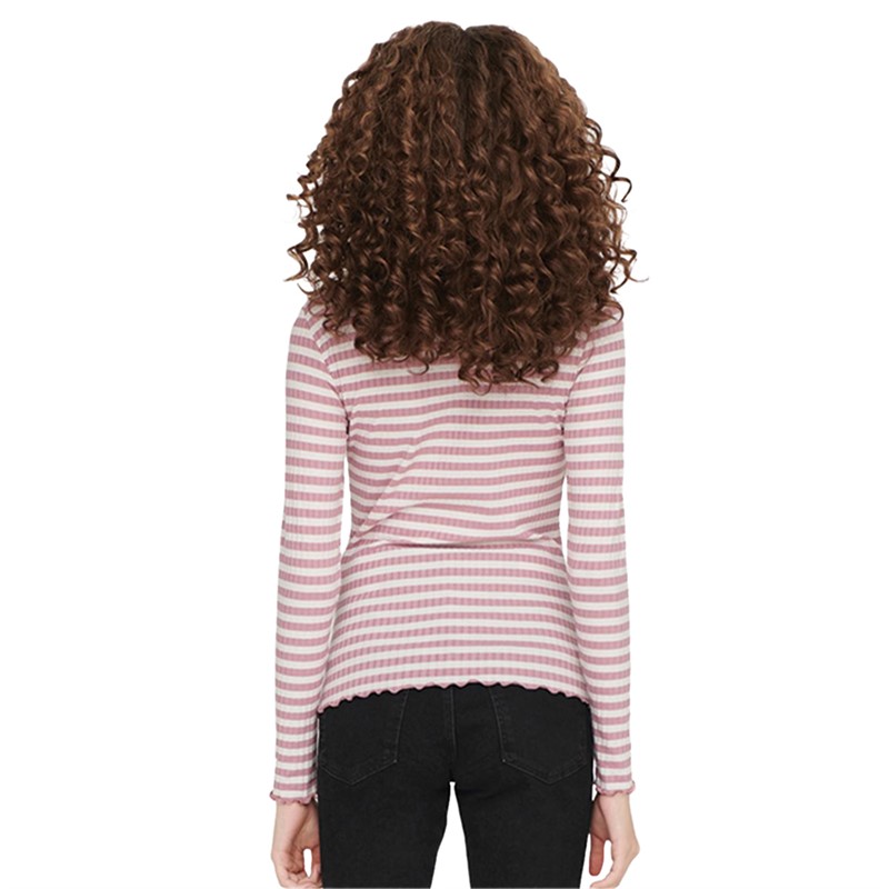 Jacqueline De Yong Hauts Fransiska Stripe Femme Blanc