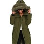 Jacqueline De Yong Parkas Look Femme Vert Olive