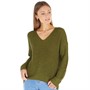 Jacqueline De Yong Pulls Megan Femme Vert Olive Foncé