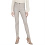Jacqueline De Yong Dames Thunder Casual broek Lichtgrijs