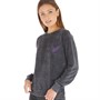 Jacqueline De Yong Dame Rubi Print Sweatshirts Vasket Sort