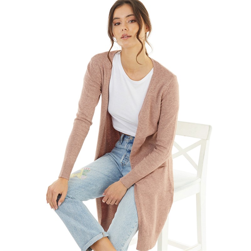 Jacqueline De Yong Womens Marco Cardigan Woodrose