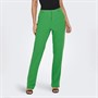 Jacqueline De Yong Womens Geggo Straight Fit Trousers Kelly Green
