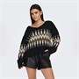 Jacqueline De Yong Womens Dinea Knit Jumper Black