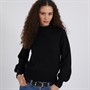 Jacqueline De Yong Womens Mila High Neck Jumper Black