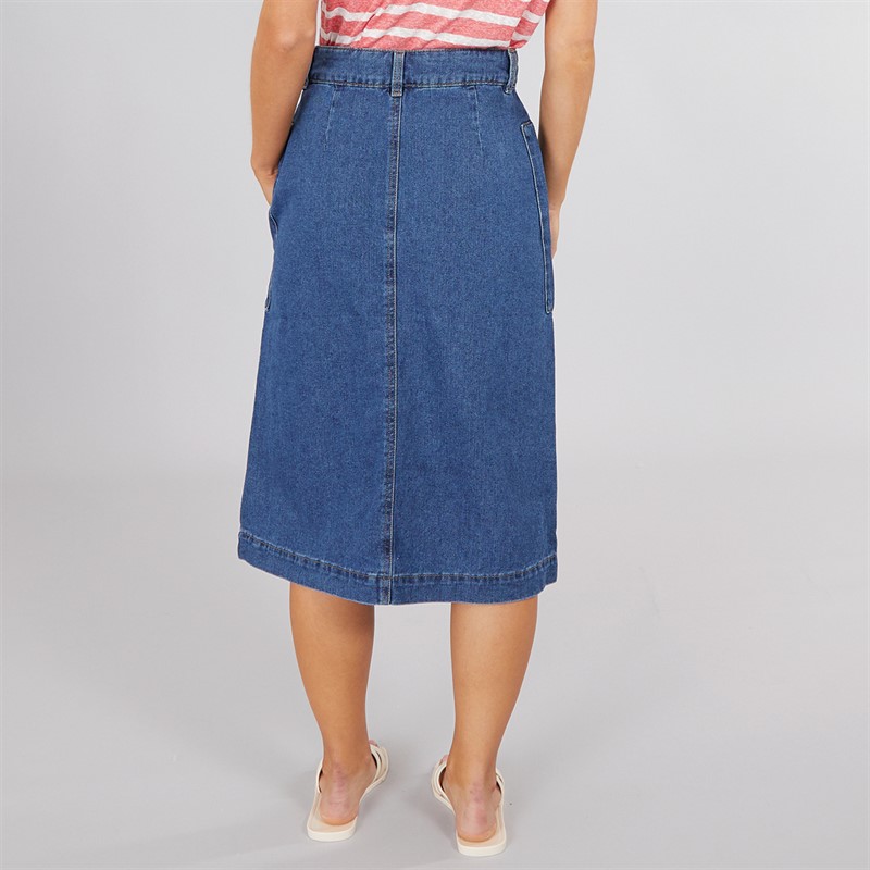Jacqueline De Yong Jupe en jean Olivia Femme Denim Bleu Foncé