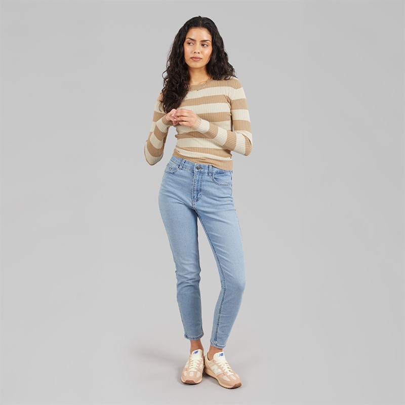 Jacqueline De Yong Pull en tricot à manches longues prune Femme Humus