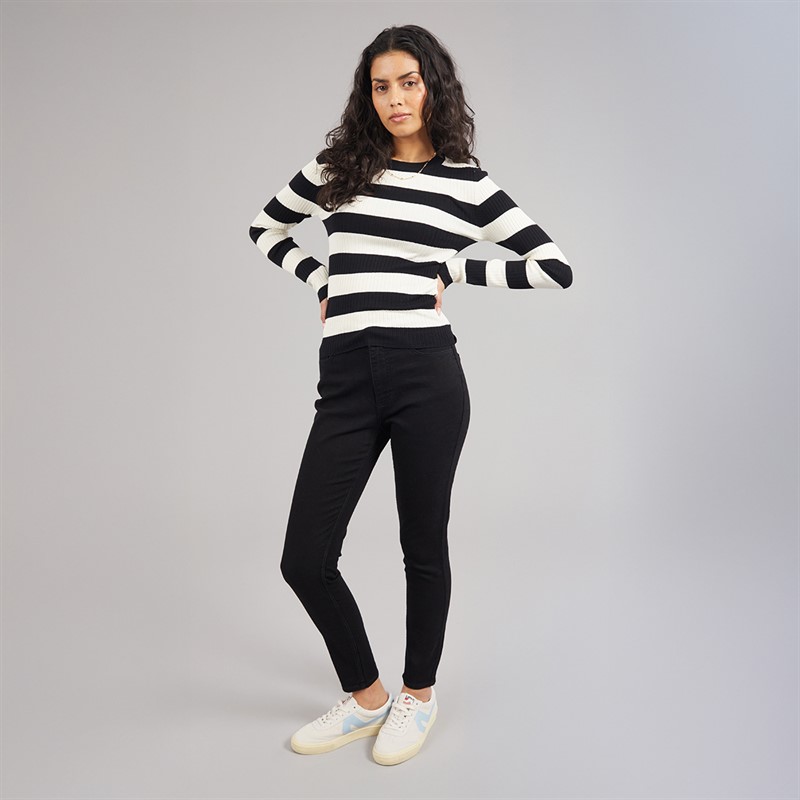 Jacqueline De Yong Jean Skinny Lune Femme Black Denim