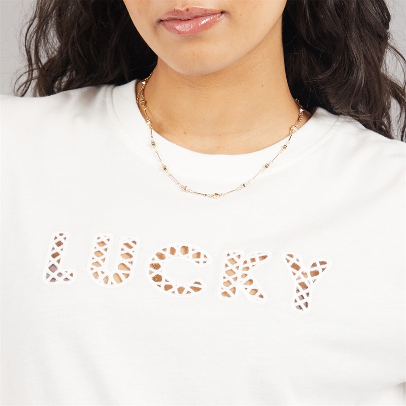 Jacqueline De Yong T-shirt Selma Femme Cloud Dancer