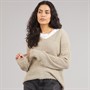 Jacqueline De Yong Pull en tricot Megan Femme Cement