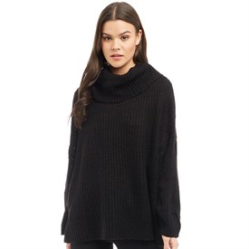 Jacqueline De Yong Dames Daisy Gebreid Zwart jacqueline de yong kopen in de aanbieding