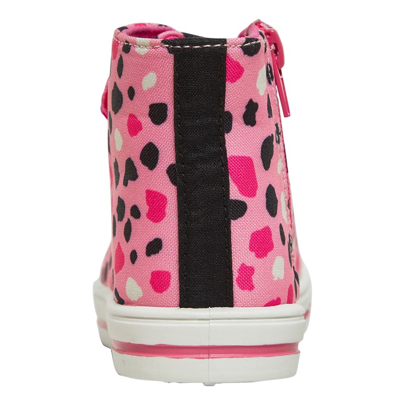 Character Girls Barbie Isla Hi-Top Trainers Pink