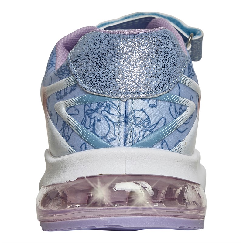 Character Girls Lilo And Stitch Asha Emboss Trainers Blue