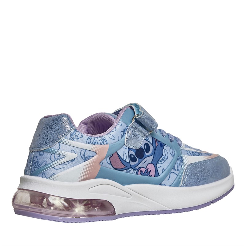 Character Girls Lilo And Stitch Asha Emboss Trainers Blue