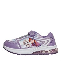 Character Girls Frozen Snowflake Lights Emboss Trainers Multi