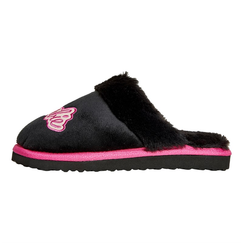 Character Girls Barbie Slippers Black