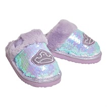 Character Girls Disney Princess Millie Mule Slippers Multi Glitter