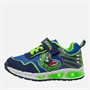 Character Boys Dinosuar Light Up Trainers Blue