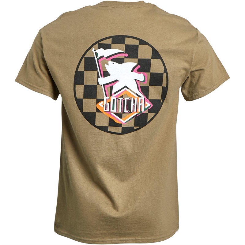 Gotcha Mens Mikel T-Shirt Desert Sage