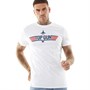 Top Gun Herre Logo T-shirts Hvid