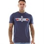 Top Gun Herre Logo T-shirts Marineblå