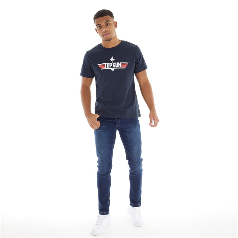 Top Gun Mens T-Shirt Navy