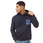JACK AND JONES Mens Liam Sweat Hoodie Navy Blazer