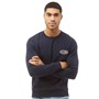 JACK AND JONES Mens Preston Crew Neck Sweatshirt Navy Blazer