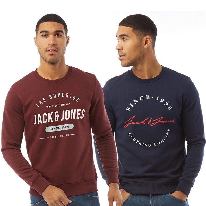 Sweat à Capuche Jack & Jones Pour Homme - Lot De 2, Coupe Normale, Manches Longues - Décontracté Et Confortable