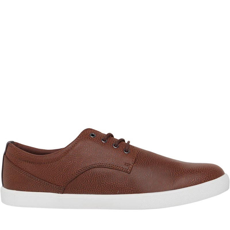 JACK AND JONES Mens Nimbus Mix Trainers Cognac