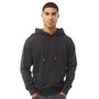 JACK AND JONES Mens Washed Sweat Hoodie Black