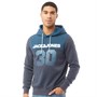 JACK AND JONES Mens Trinity Crew Neck Hoodie Navy Blazer