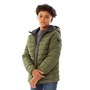 JACK AND JONES Junior Jwhwing Kurtka Puffer Oliwkowy