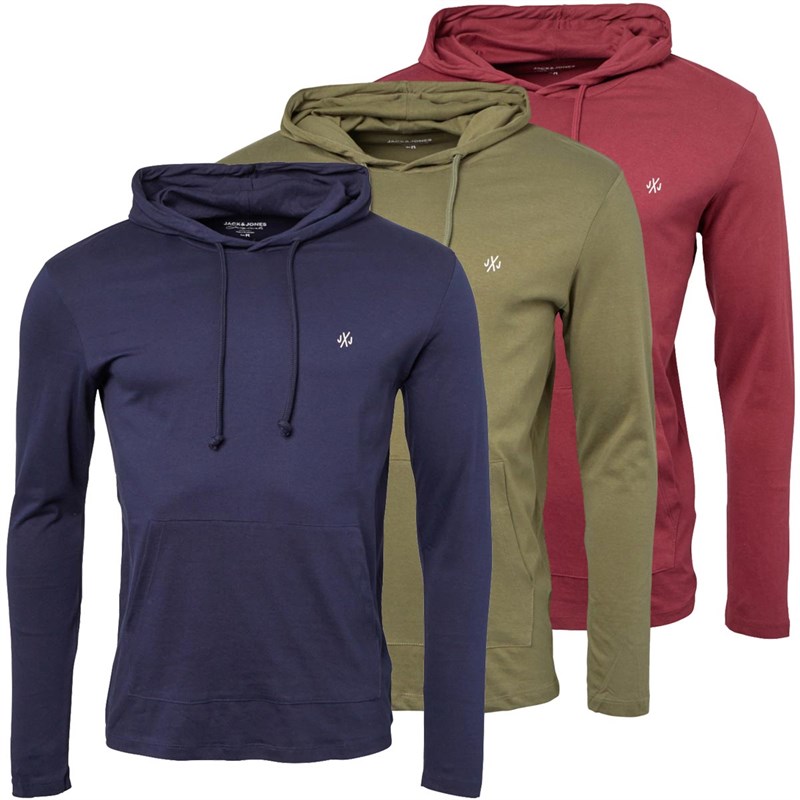 JACK AND JONES Męskie JXJ T-shirty Wielobarwny