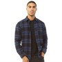 JACK AND JONES Mens Plain Pre Check Long Sleeve Shirt Black