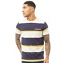 JACK AND JONES Heren Raya T-Shirt Multi Gestreept