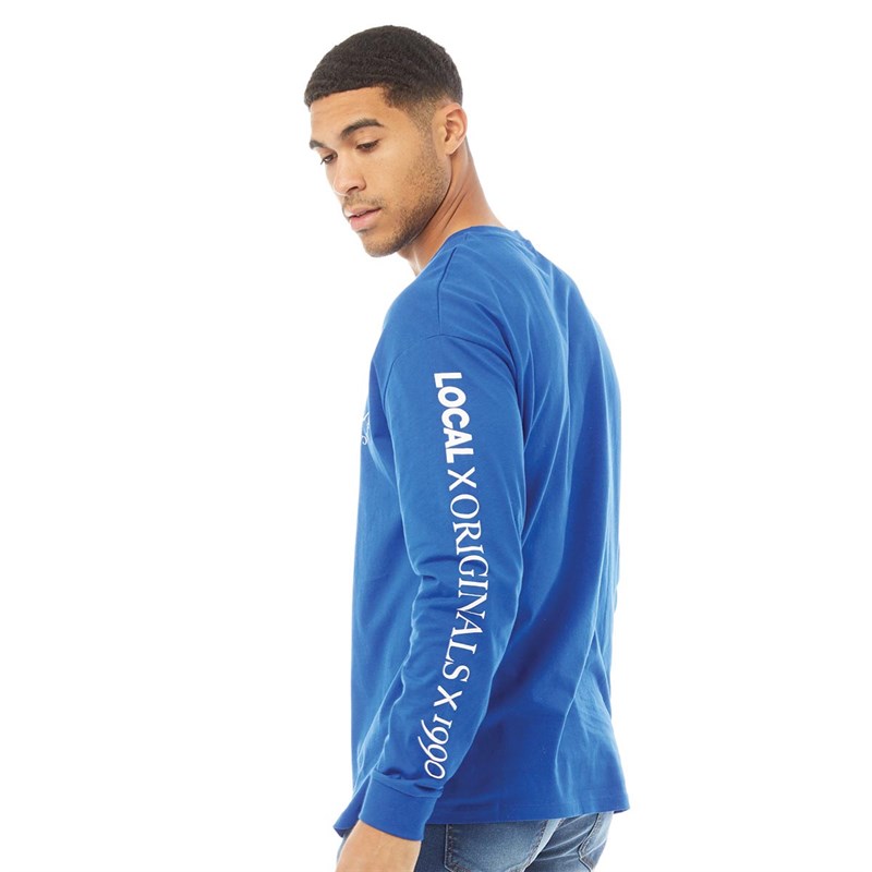 JACK AND JONES Haut à Manches Longues Elias Homme Bleu Roi