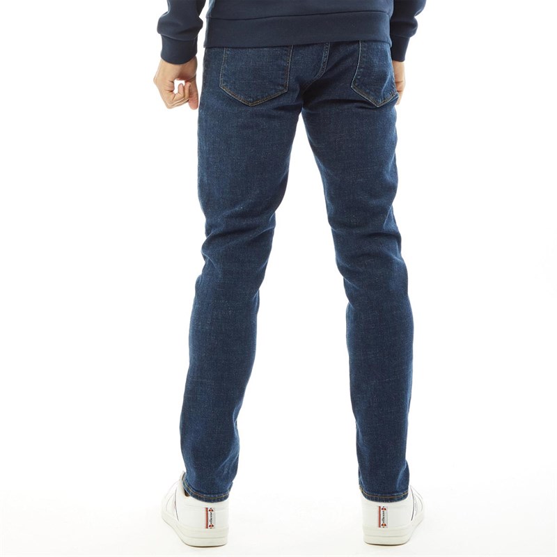 JACK AND JONES Jean Slim Glenn Felix AM 366 Homme Délavé Foncé