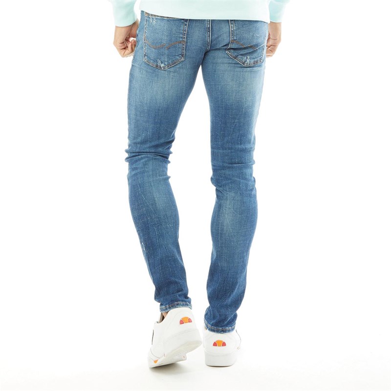 JACK AND JONES Herren Liam Seal JOS 799 SPS Skinny Fit Skinny Jeans Dunkelsteingrau