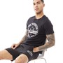 JACK AND JONES Mens Brat T-Shirt And Shorts Set Black