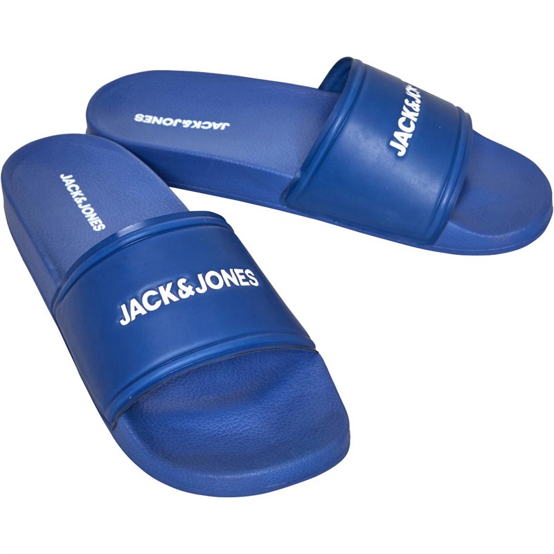 JACK AND JONES Mens Perry Slides Limoges Blue