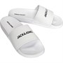JACK AND JONES Męskie Perry Slides Slider Sandały Biały