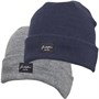 JACK & JONES Czapka typu beanie 2 szt. dla niego kolor granatowy/szary marglowy