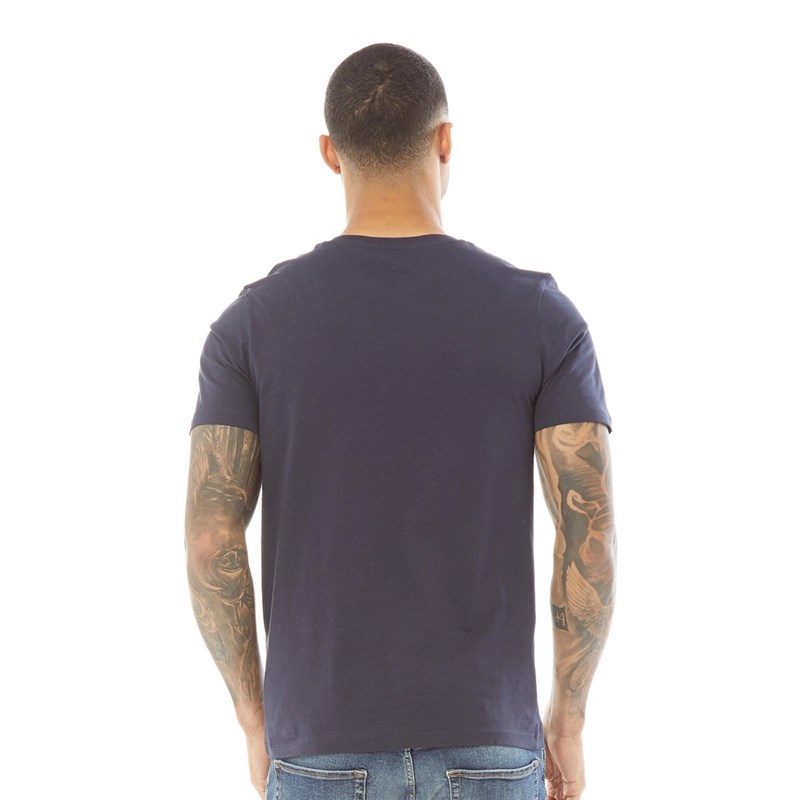 JACK AND JONES Heren Anything T-shirts Marineblauw