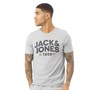 JACK AND JONES Heren Anything T-shirts Gemeleerd Grijs