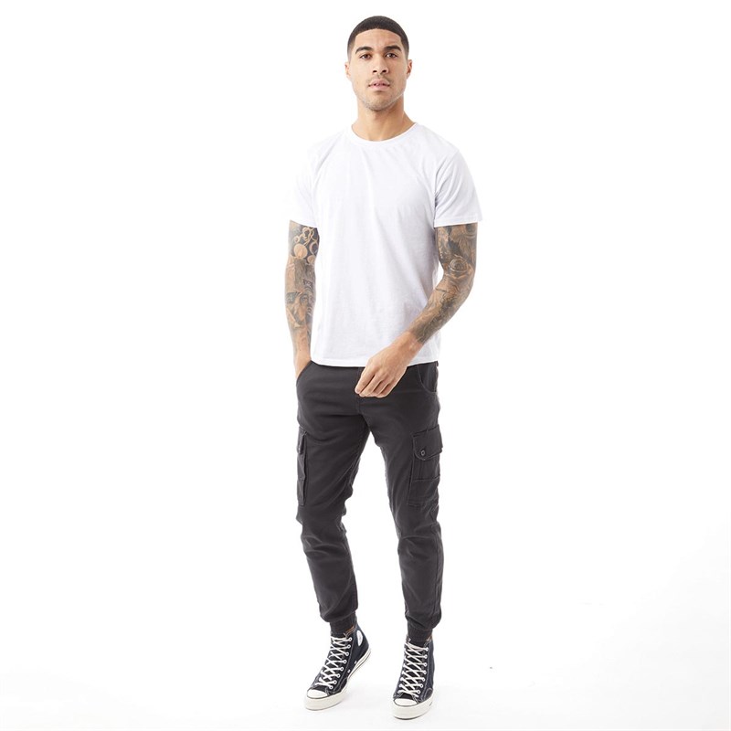 JACK AND JONES Herre JJ Paul Cargo 30 Leg Cargobukser Sort